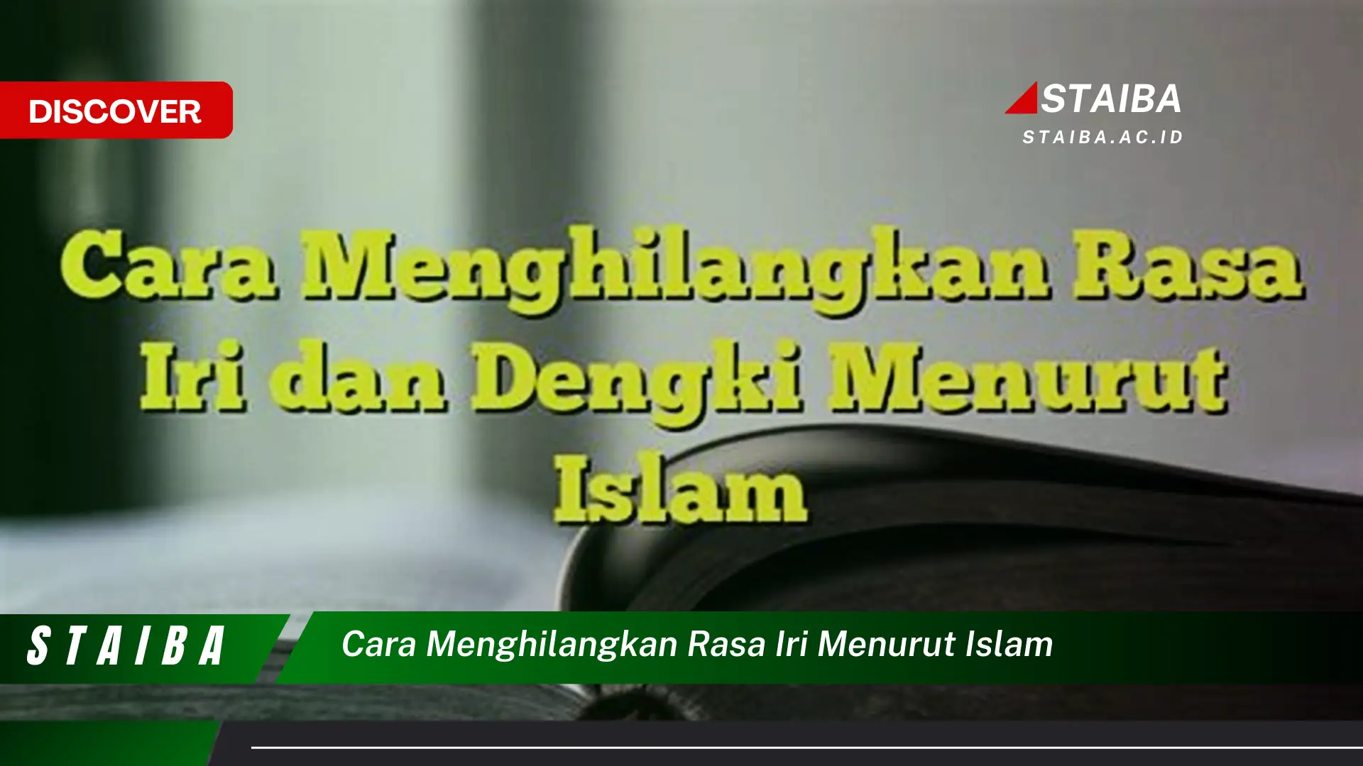 cara menghilangkan rasa iri menurut islam