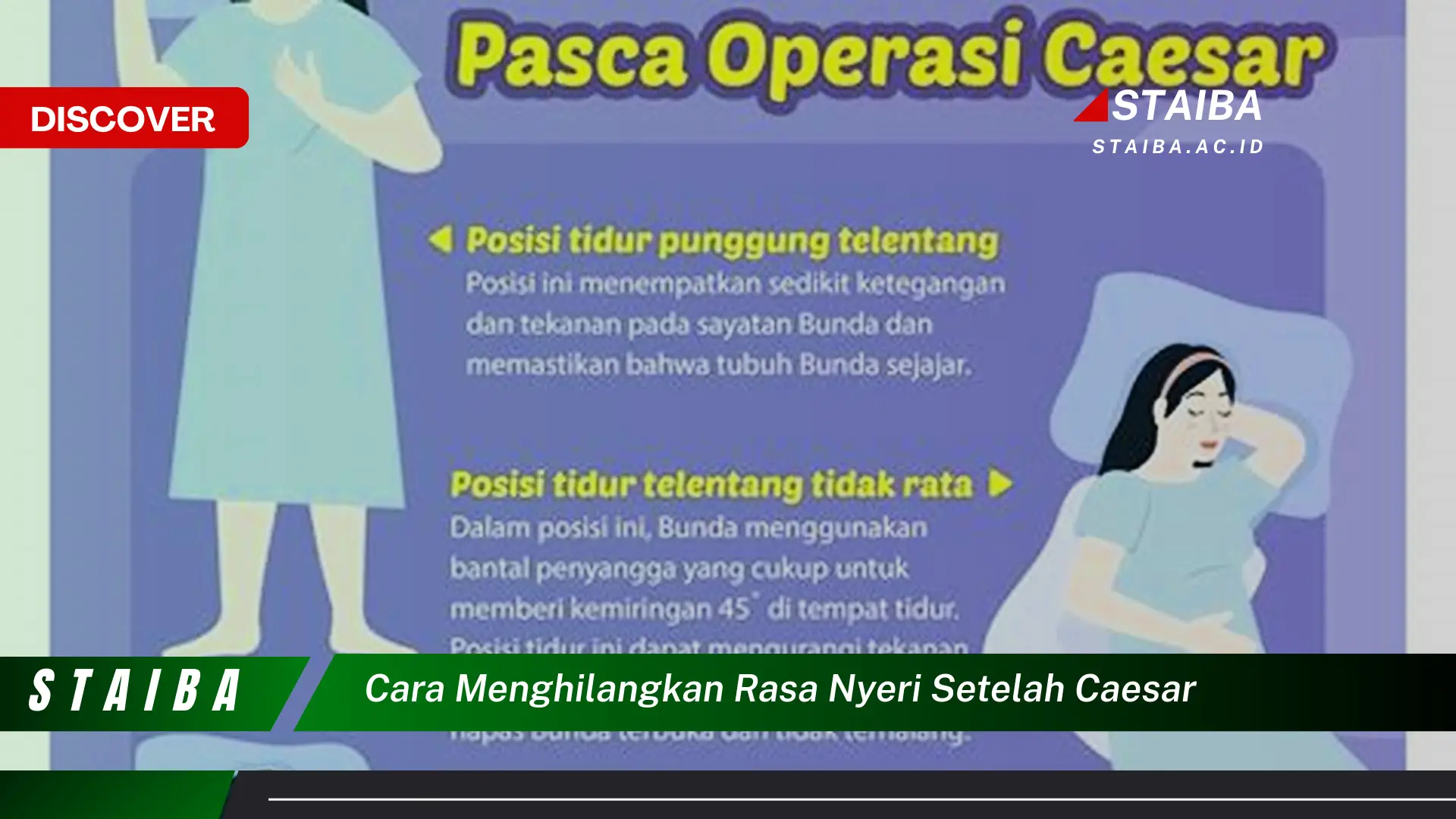 cara menghilangkan rasa nyeri setelah caesar