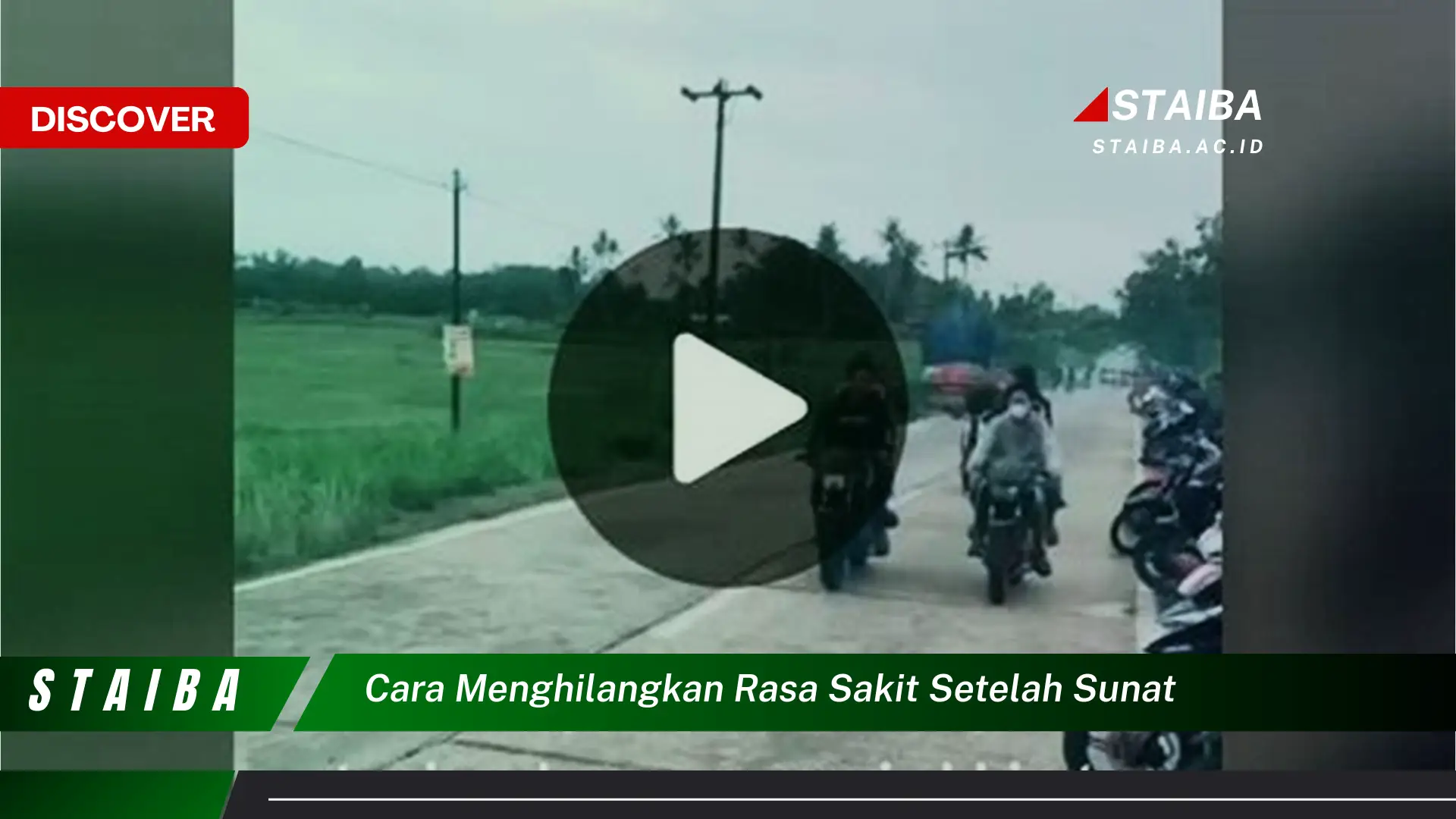 cara menghilangkan rasa sakit setelah sunat