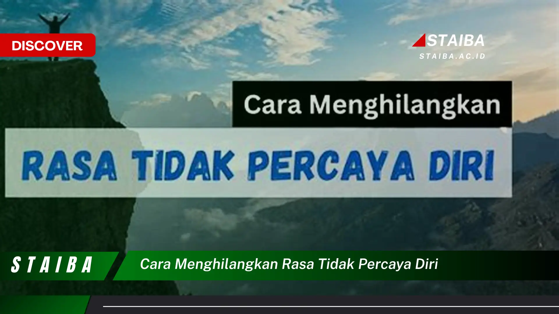 cara menghilangkan rasa tidak percaya diri