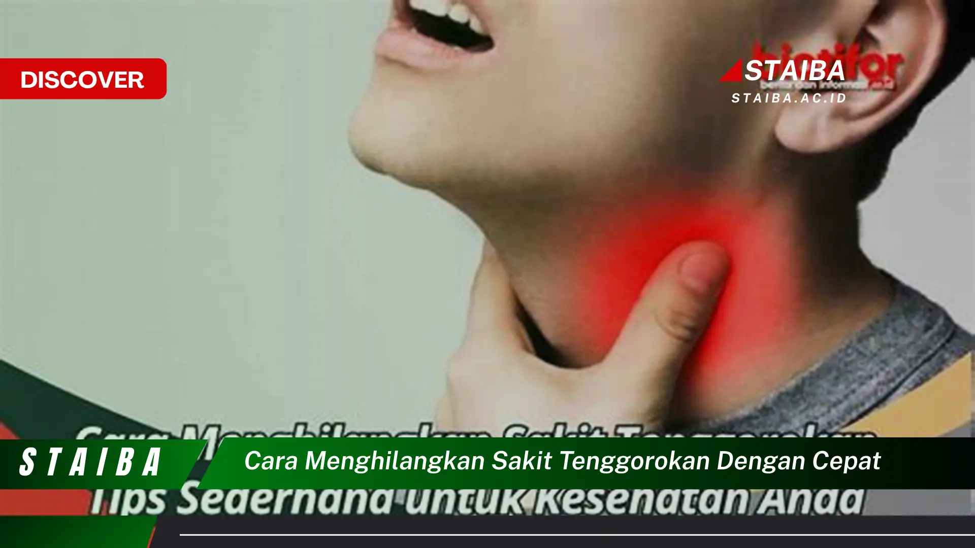 cara menghilangkan sakit tenggorokan dengan cepat