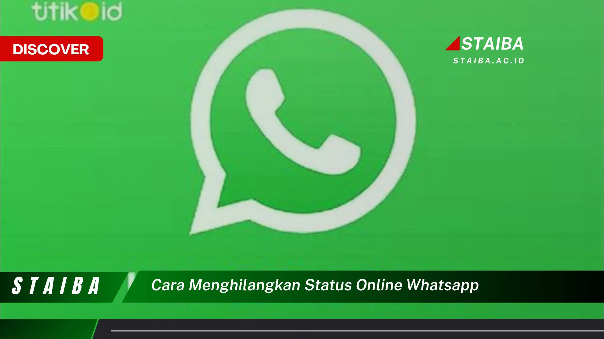 cara menghilangkan status online whatsapp