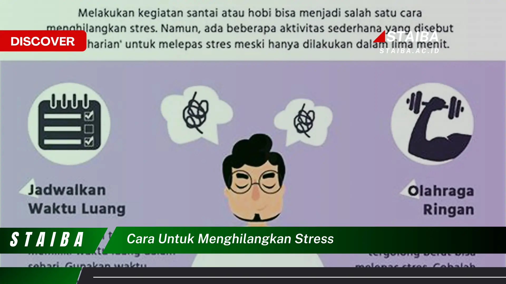 cara untuk menghilangkan stress